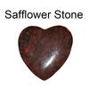 Heart-Shaped Natural Crystal Gemstone Pendant (20mm)