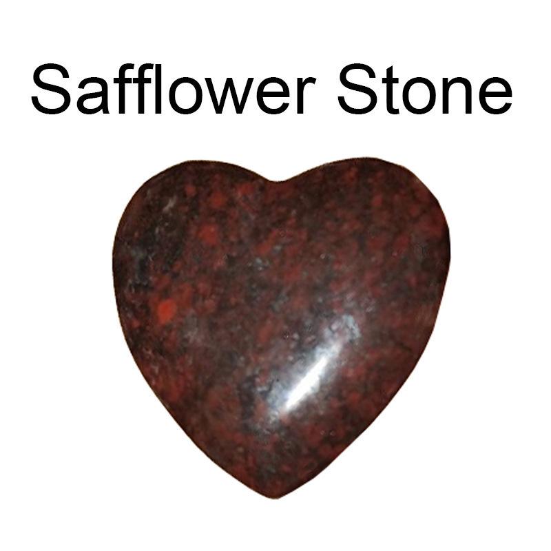 Heart-Shaped Natural Crystal Gemstone Pendant (20mm)