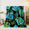 Gaming Themed Cozy Throw Blanket bedroom Blanket for Livingroom Couch lunch break Soft throw for Friend's festival Gift