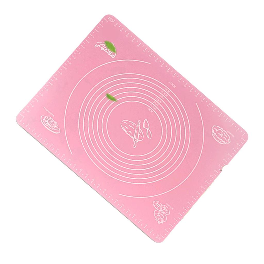Non Stick Silicone Pastry Mat Thick Silicone Baking Mat with Msurements for Baking Rolling Pastry Dough Pizza