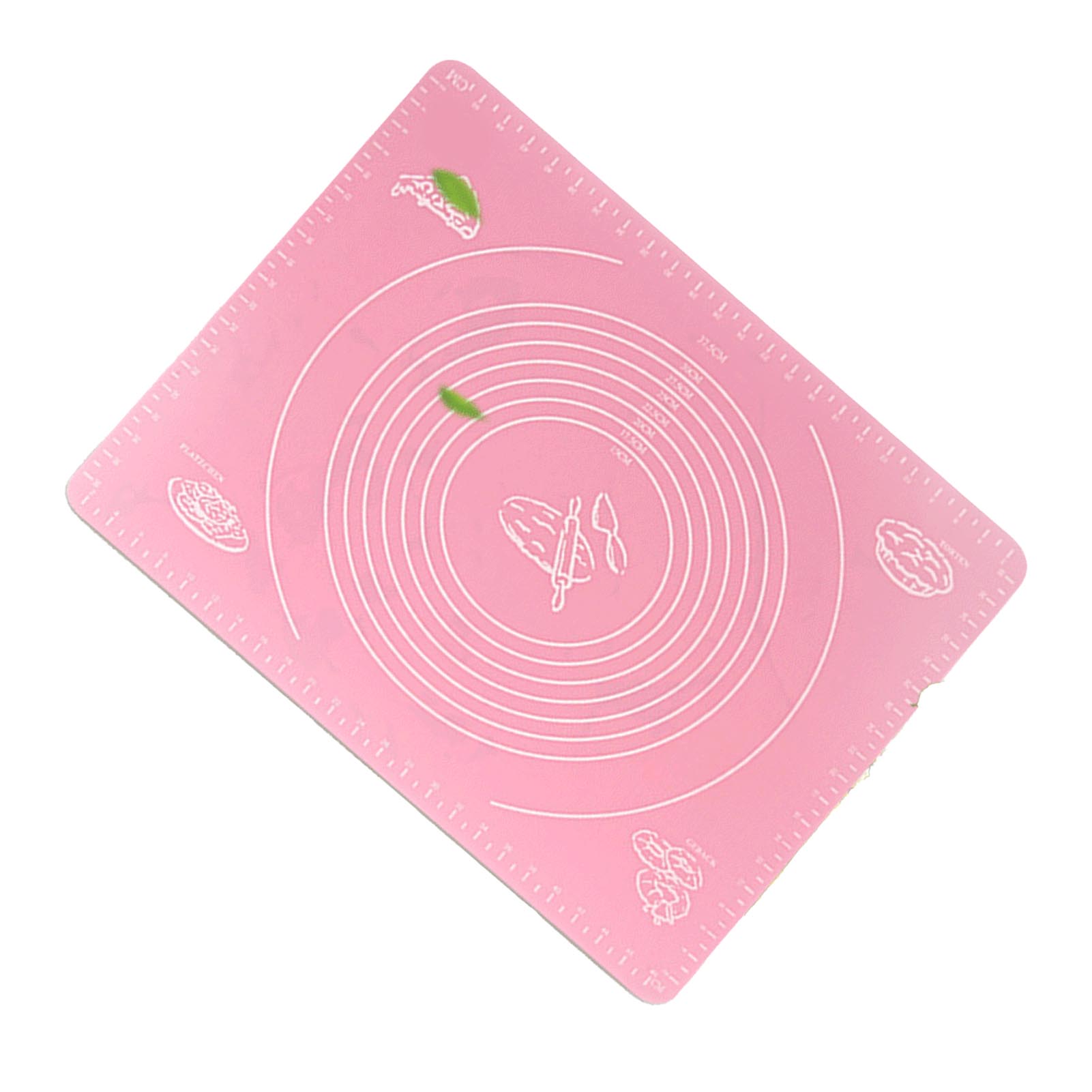 

Non Stick Silicone Pastry Mat Thick Silicone Baking Mat with Msurements for Baking Rolling Pastry Dough Pizza