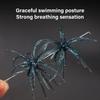 2Pcs Soft Fishing Lures with Urchin Shape, Simulation Fishing Stuff Urchin Baits Artificial Slow Floating Swimming Lures