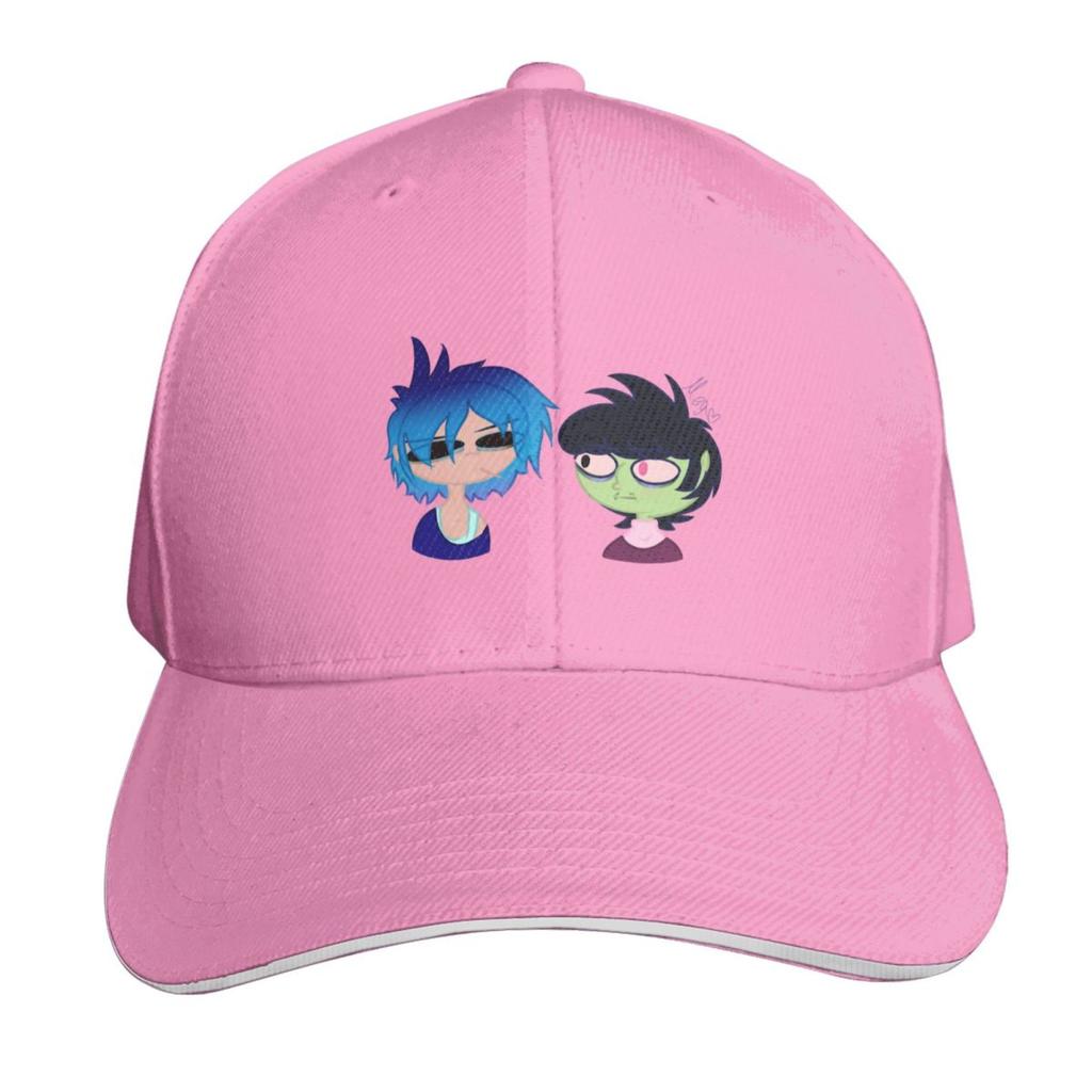 2D and Murdoc Scribble Baseball Cap Lightweight Packable Gift for Him Her Casual Daily Wear