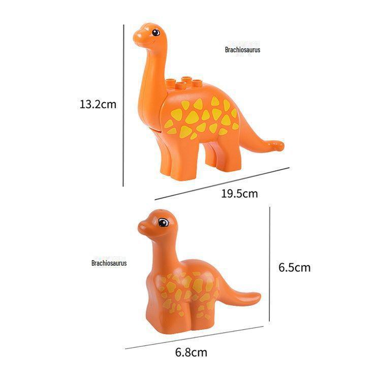 

Комплект крупных строительных блоков для животных - совместим с аксессуарами для самостоятельной сборки головоломок и игрушек для детей