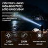 Quick Charge Multifunctional Outdoor Flashlight Long Standby Runtime Multi Light Modes Super Far Beam Dustproof Waterproof Lamp