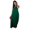 Bohemian Candy Color Sleeveless Sling Dress for Women