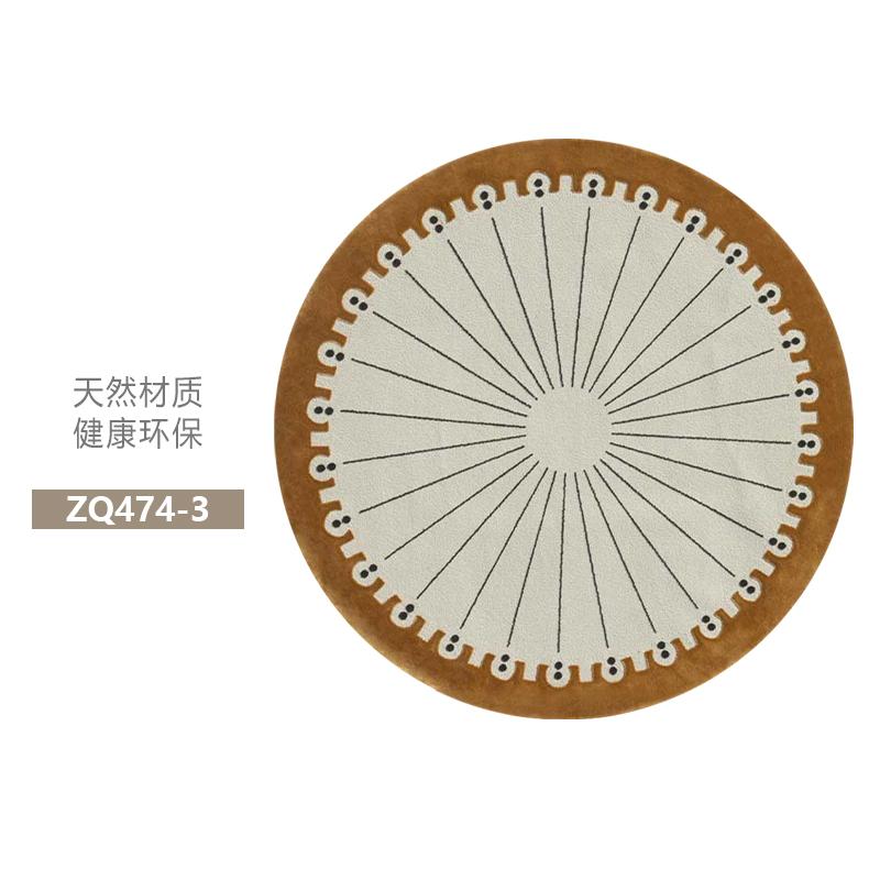Light Luxury Carpets for Living Room Large Round Lounge Rug Fluffy Soft Cloakroom Floor Mat Washable Bedroom Decor Plush Carpet