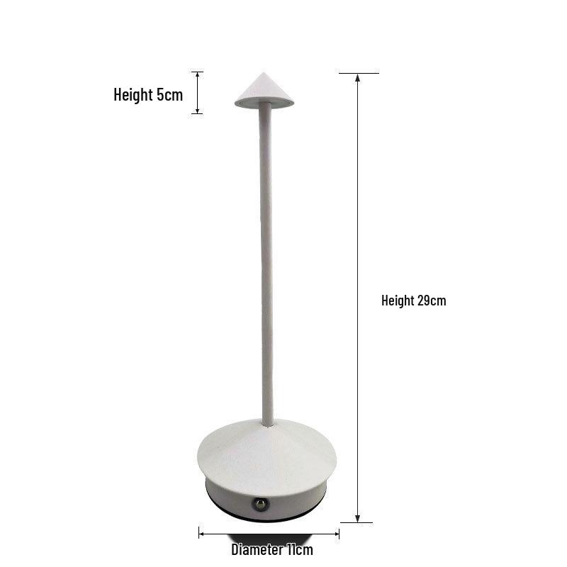 

Nordic Modern Rechargeable Touch Bedside Table Lamp белый