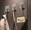Self-Adhesive Wall Hooks Acrylic Bathroom Hooks for Hanging Waterproof Light Luxury Acrylic Hook, No Punching,Bathroom Towel, Bathroom Clothes Hook