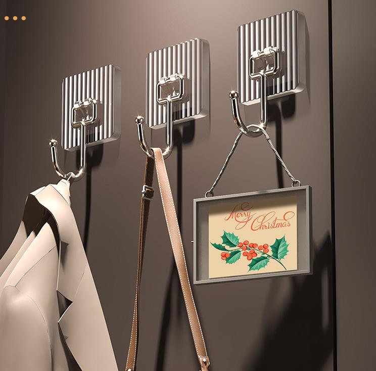 Self-Adhesive Wall Hooks Acrylic Bathroom Hooks for Hanging Waterproof Light Luxury Acrylic Hook, No Punching,Bathroom Towel, Bathroom Clothes Hook