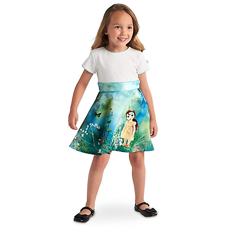 [Disney] Laden (Offiziell) [Original] Die Schöne und das Biest Belle Kurzarm-Einteiler 130cm 7-8 Jahre Prinzessin Animator's Collection