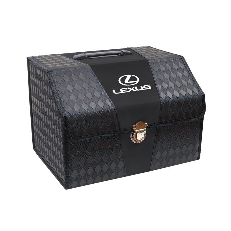 

Car Oxford Cloth Leather Storage Box Car Trunk Sorting Suitcase For Lexus Fsport GS GX IS LS LX CT LC RC LBX NX RX 350h 450h ES
