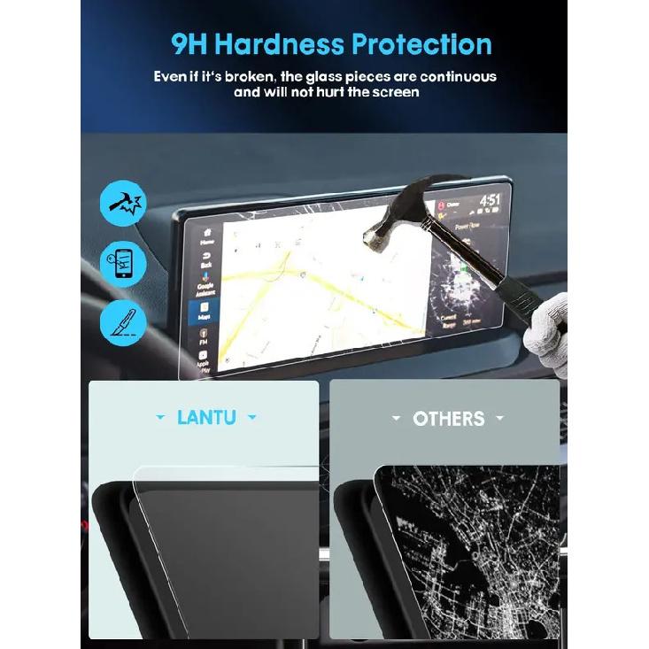 Car Navigation Tempered Glass GPS Screen Protector Compatible with Accord Hybrid (Sport, Sport-L, EX-L, Touring)  12.3 Inch