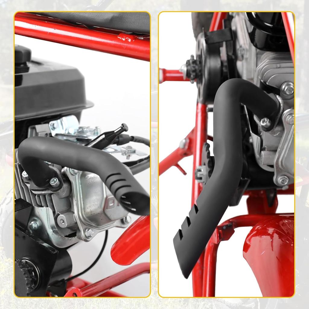 HIAORS 212Cc Exhaust Pipe Jet Kit Compatible With Predator 224Cc 196Cc Mini Bike Coleman CT200U BT200X CT200U-EX Baja Warrior MB200 Axis M200 GX200
