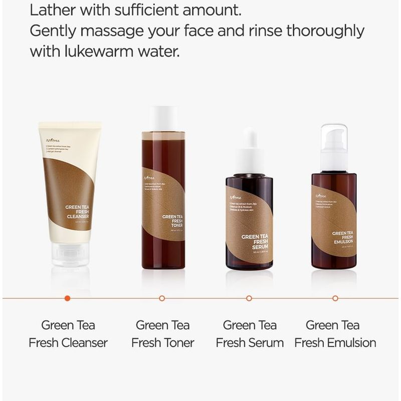 ISNTREE Green Tea Fresh Cleanser Mini
