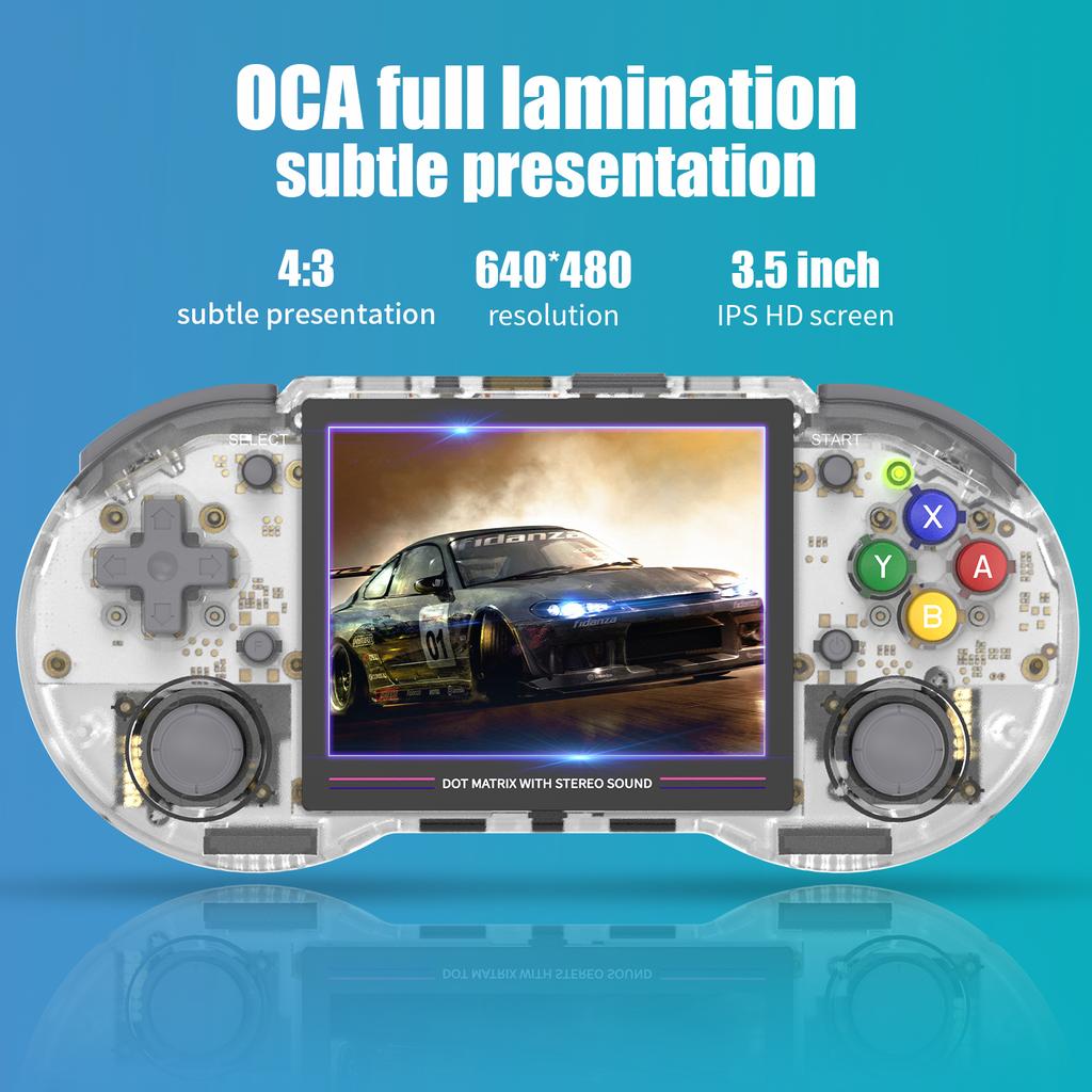 Anbernic Rg353ps Handheld Game Console Linux 3.5 Inch Ips Retro Game Player 16+256g 5000+ Games Support 5g Wifi Online Hd Output