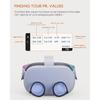 Amavasion Glasses Lenses Compatible with Quest 3S/2, VR Lenses Insert Easy-to-Install Frame Plus Lens Combination SPH:-3.50 (One Lens)