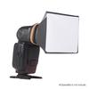 Portable Photography Flash Mini Softbox + Universal Cloth Soft Flash Bounce Diffuser Replacement for Canon Nikon