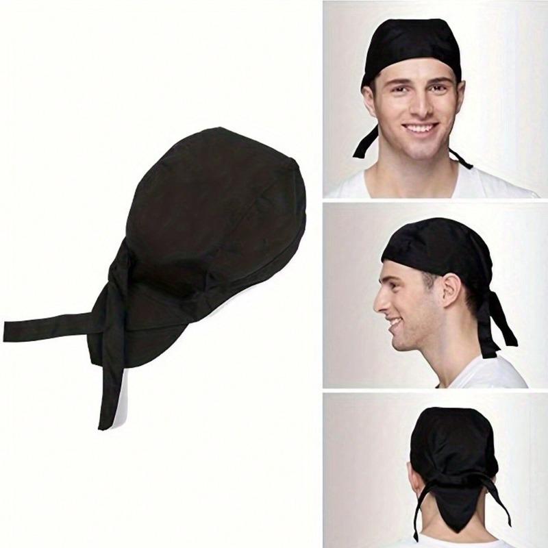 Pirate Hat Chef Cap, Korean Style Headscarf Hat, Unisex for Men & Women, Suitable for Western Restaurant Waiters, Breathable