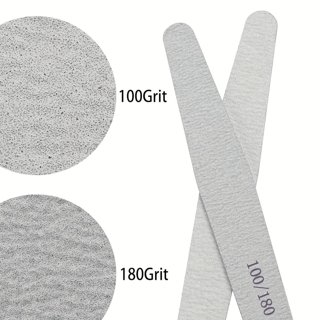Xiaomi 25Pack Double-Sided Nail Files, Grit Professional Emery Boards for Natural And Acrylic Nails, Reusable Manicure