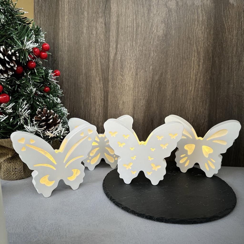 Flexible Silicone Mould for Glowing Butterfly Night Light Creative Designs For Romance Atmospheres Home Decoration