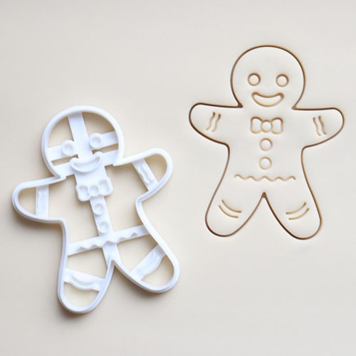 Homkilkn Christmas Cookie Cutter, Gingerbread Man Cookie Cutter, Gingerbread Man Cookie Cutter, Christmas Cookie Biscuit Mold | Christmas Gingerbread