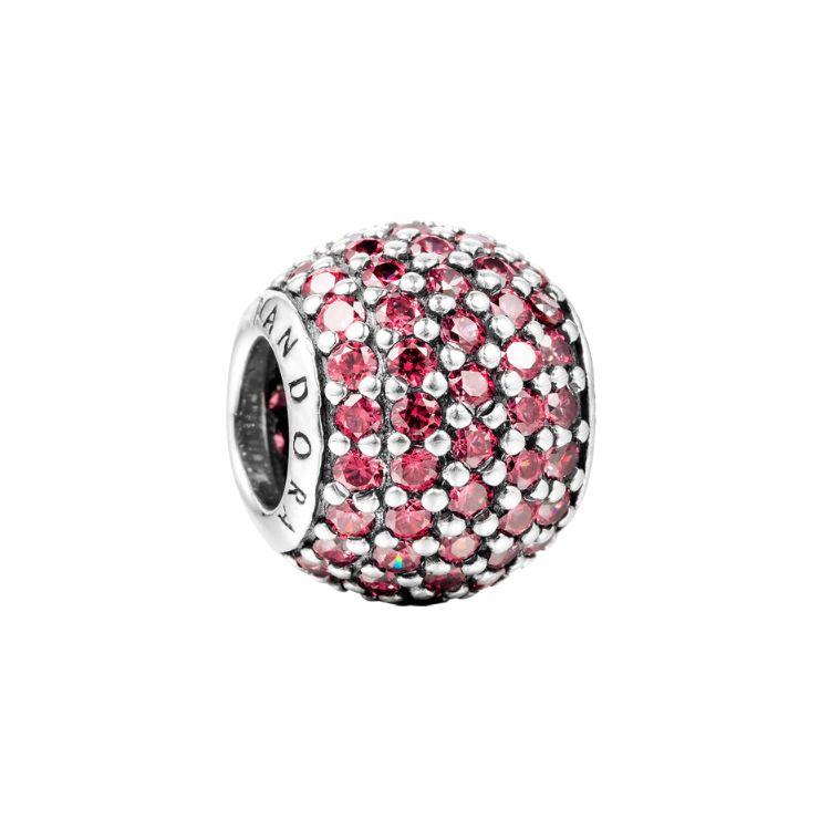 Pandora Shining Cubic Zirconia Pendant Women jewelry Red 791051CZR Red,F