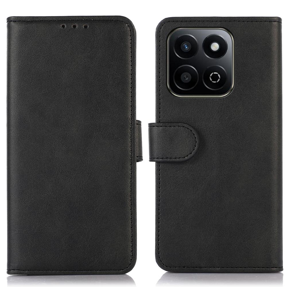 For Honor X7c 4G/200 Smart 5G/Play 60 Plus 5G Case Cowhide Texture Leather Wallet Phone Cover with Stand