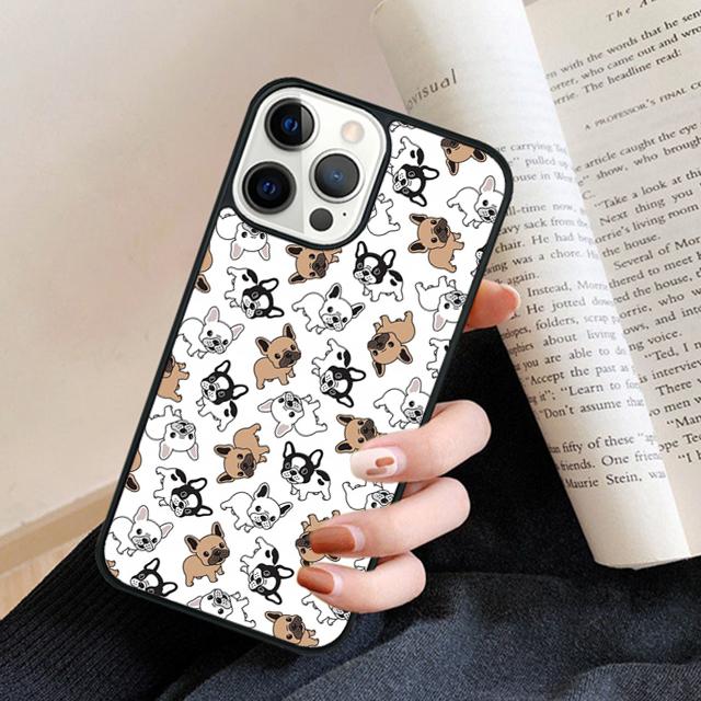 French Bulldog Phone Case Cover For iPhone 17 Air 16 15 14 plus 11 12 13 pro max coque Shell Fundas