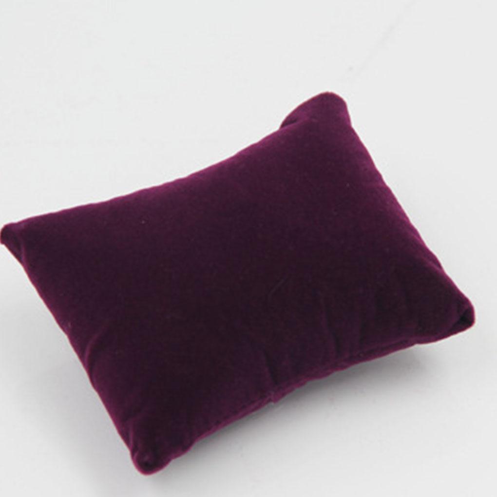 Velvet Bracelet Pillow Multicolor Soft Small Durable Jewelry Pillows Watch Bracelet Cushion Stand Bedroom Women