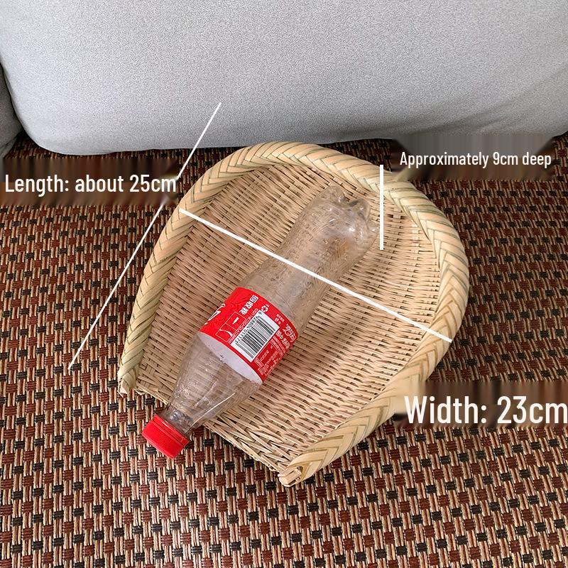 

Bamboo Winnowing Basket: Green Skin Weaving for Washing, Drying, and Storage - Ideal for Farmhouse or Hot Pot Restaurant.