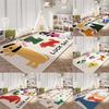 Cute Abstract Animal Carpet Living Room Sofa Bedroom Bedside Entrance Door Floor Mat Non-slip Home Decor Color Child Rug
