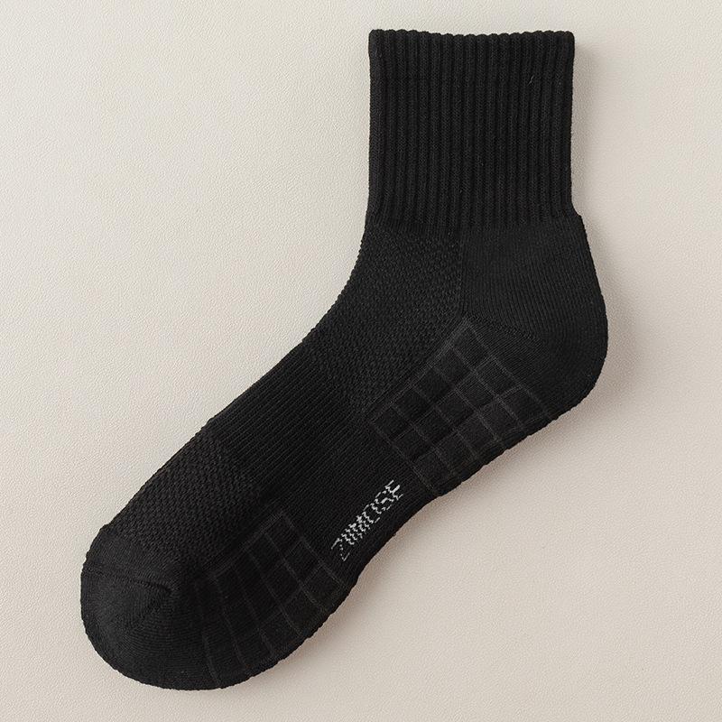 Men's Running Socks High-quality Sports Socks Wicking Sweat Breathable Riding Football Mid-tube Socks Men's Stocking Calcetines
