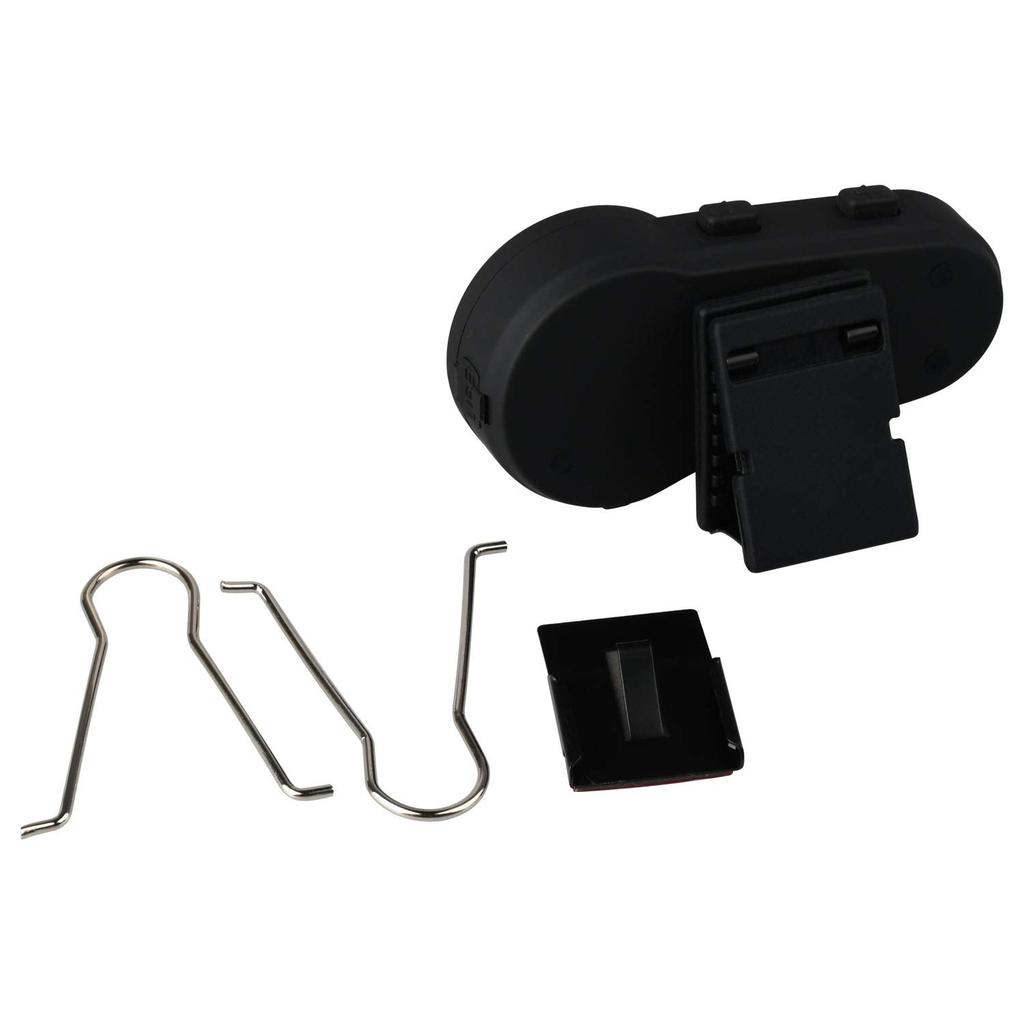 FODSPORTS Motorcycle Intercom Base for V6 Mounting Intercom Helmet Mount 1 Set Plus, Two-Piece Base, Parts, Clip, Accessory,