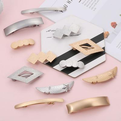Accessoires pour cheveux coréens : pinces à cheveux, barrettes en métal, épingles à cheveux pour filles, coiffures en queue de cheval