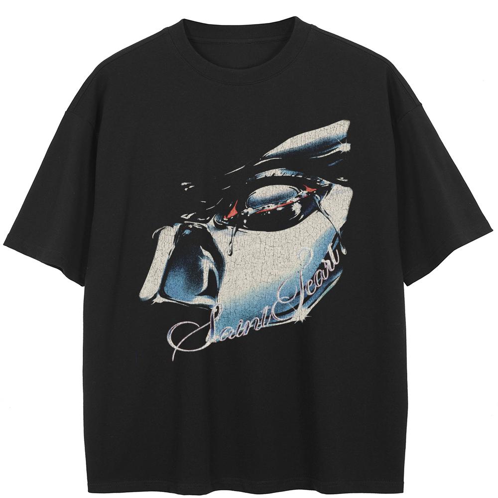 

Уличная футболка с забавным рисунком, хлопковая футболка, топы унисекс, футболки, летняя футболка с короткими рукавами XL чёрный