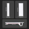 50Pieces Multipurpose Single Gang White Brushplate Wall Covers Portable Accessory for Concealing PZ30 and Speaker Wire