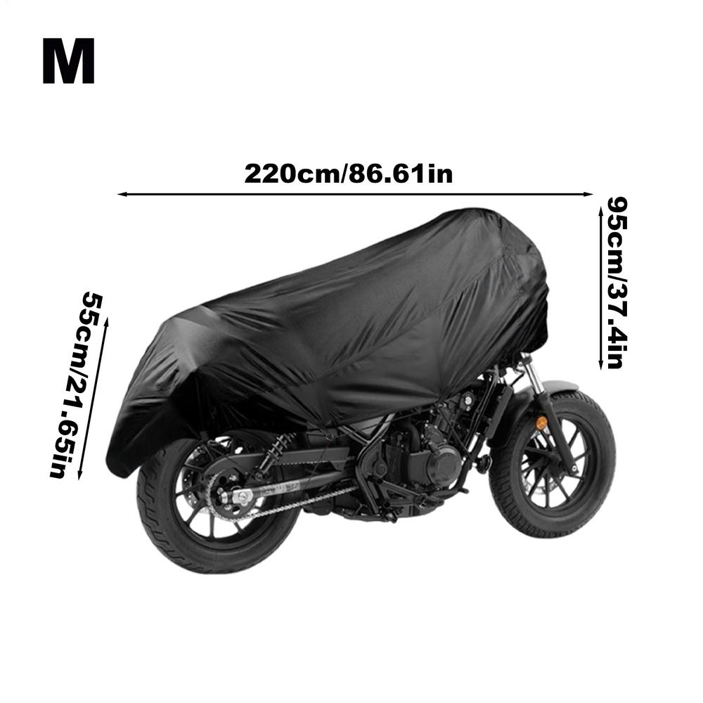 Cover For Motorcycle Motorcycle Rain Cover Protector Dustproof Sun Protection For All Weather Vehicle Automotive