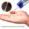 Adhesivo Fuerte para Reparación de Calzado - Adhesivo de Material Plástico Flexible Transparente, Solución Tubular de Secado Rápido para Fijación de Calzado, Adhesivo para Calzado