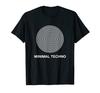 Minimal Techno Music Retro Design Raver EDM Party 90s T-Shirt