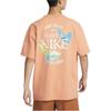 New Nike Drop Shoulder Sleeve T-Shirt Men's Orange FQ0351-225