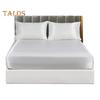 Solid Color Satin Sheet Glossy Bed Sheet Pillowcases Wrinkle-Free Cooling Silky Fitted Sheet Pillow Cover for Twin Full Queen King Size
