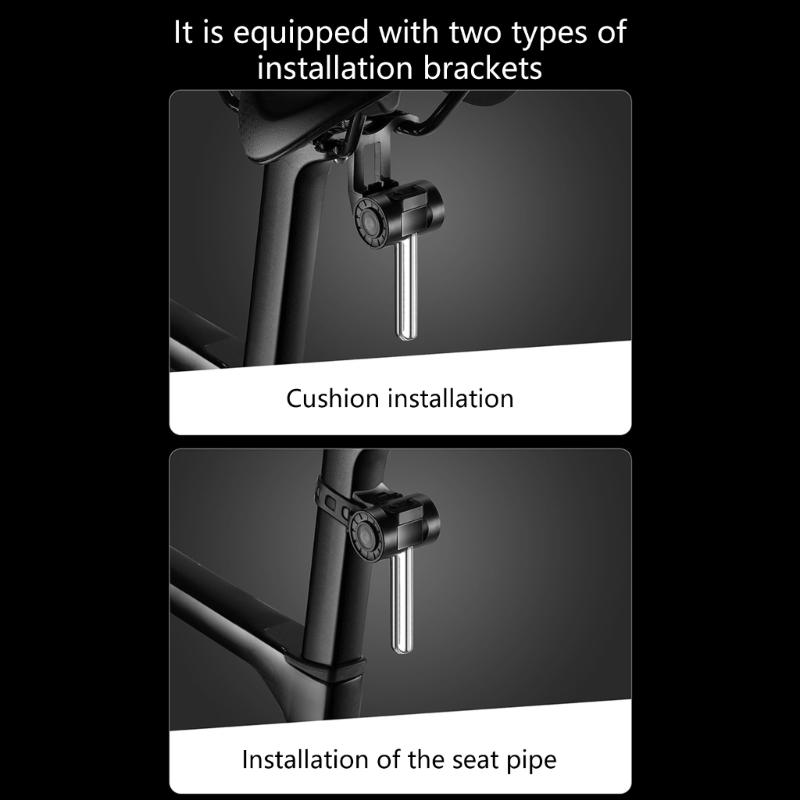 Smarted Rear Bike Light Rechargeable Waterproofed Bicycles Rear Cycle Light for Saddles and Seatpost