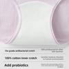 Female Spring and Autumn New Cotton Comfortable Hip 10A Antibacterial Crotch Triangle Briefs