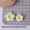 Frangipani Harzblume DIY Schmuck: Schlüsselanhänger, Anhänger, Haarspangen und Aufnäher