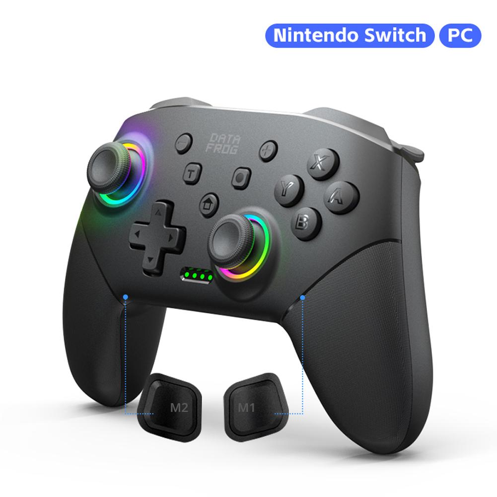 Bluetooth-Compatible Game Controller with Programmable Turbo Function 900mAh Battery for Nintendo Switch OLED/LITE/PC Console