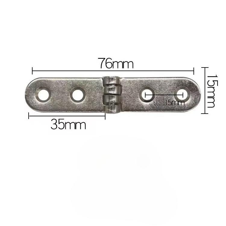 1/2/4/8/10PCS Durable Metal Foldable Hinges High Load Capacity for Woodworking and Furniture