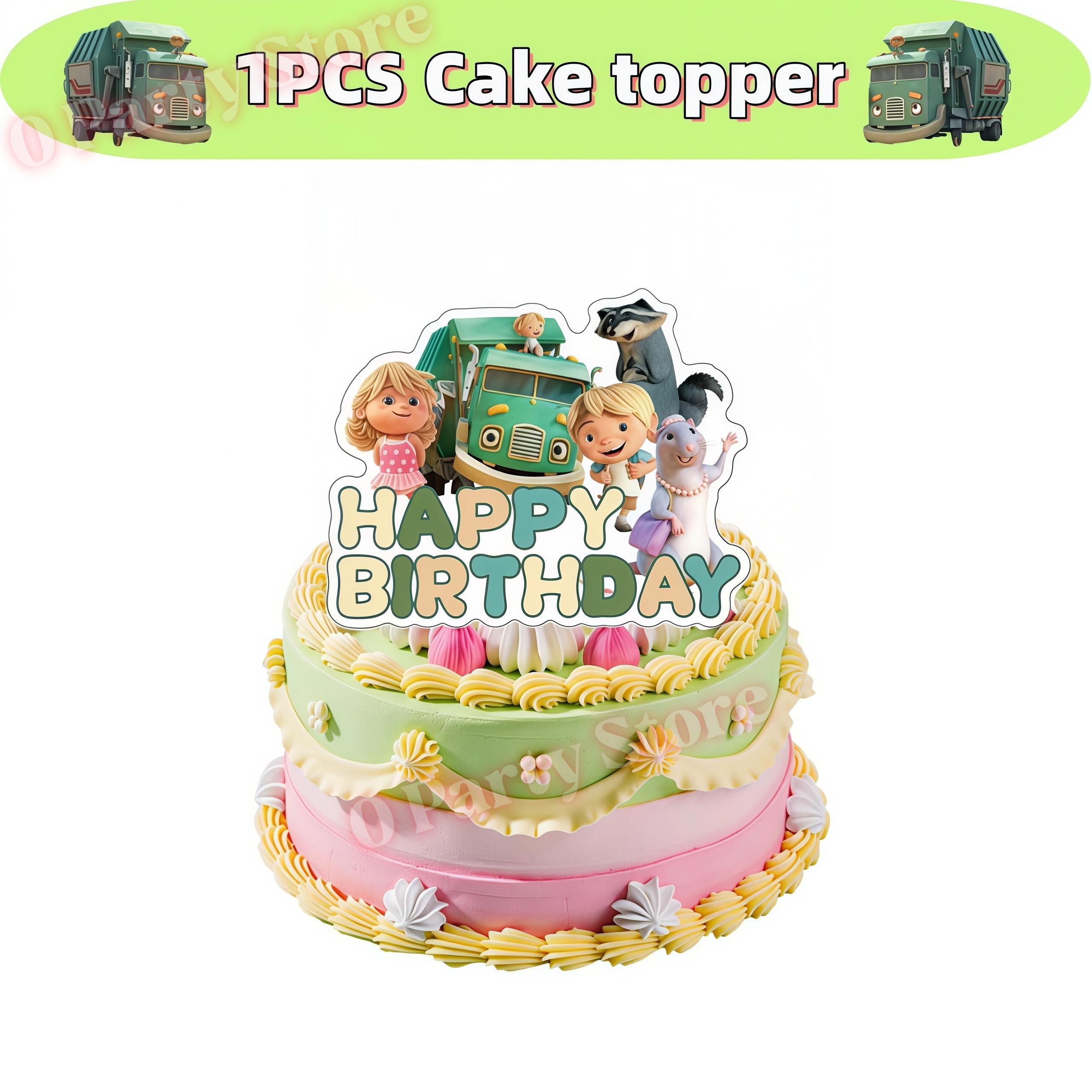 

Hank Trash Truck Birthday Decoration Children S Birthday Party Supplies Plates Cup Balloons For Boy Favor Gift Baby Shower Decor other