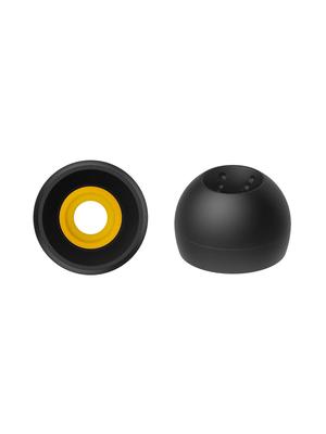 JVC Kenwood Replacement Spiral ML Pack of 4 EP-FX10ML-B Eartips, Dot++, Size, Black,