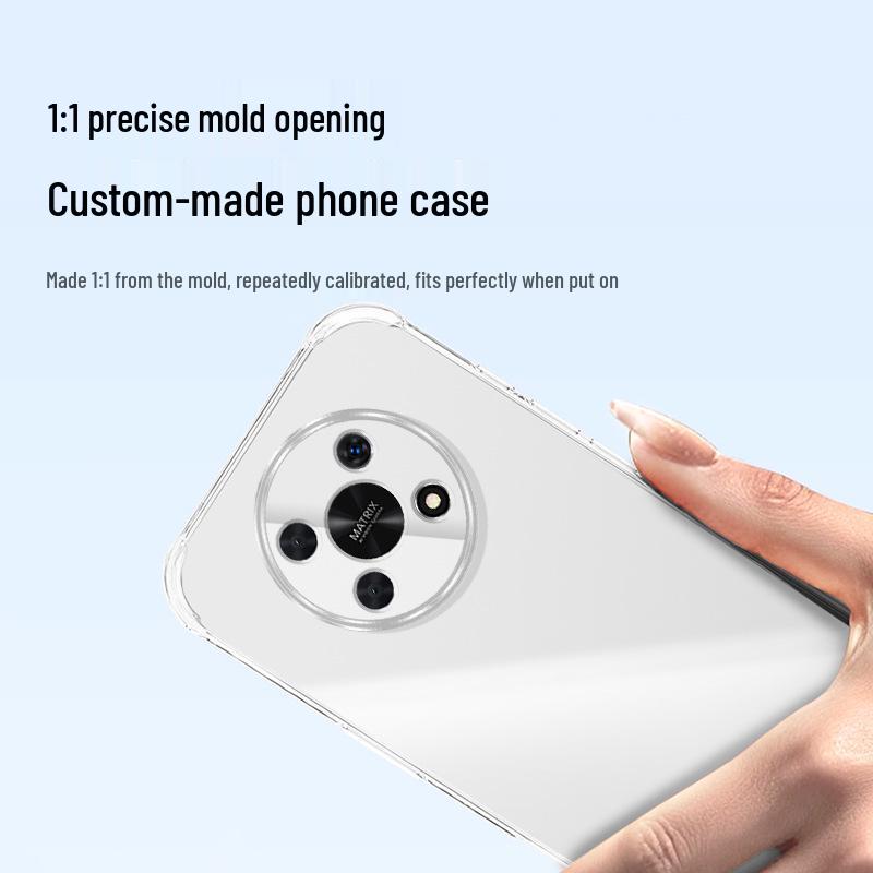 Honor X30 Transparent TPU Case: Drop-Proof Airbag Design for X30i/X30max - Simple, High-End Style